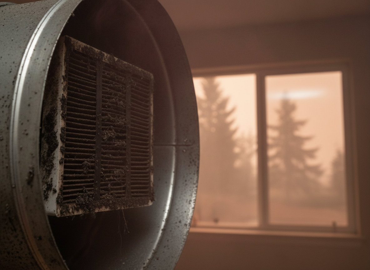 What Wildfire Smoke Does to Ventilation Systems in East County Homes
